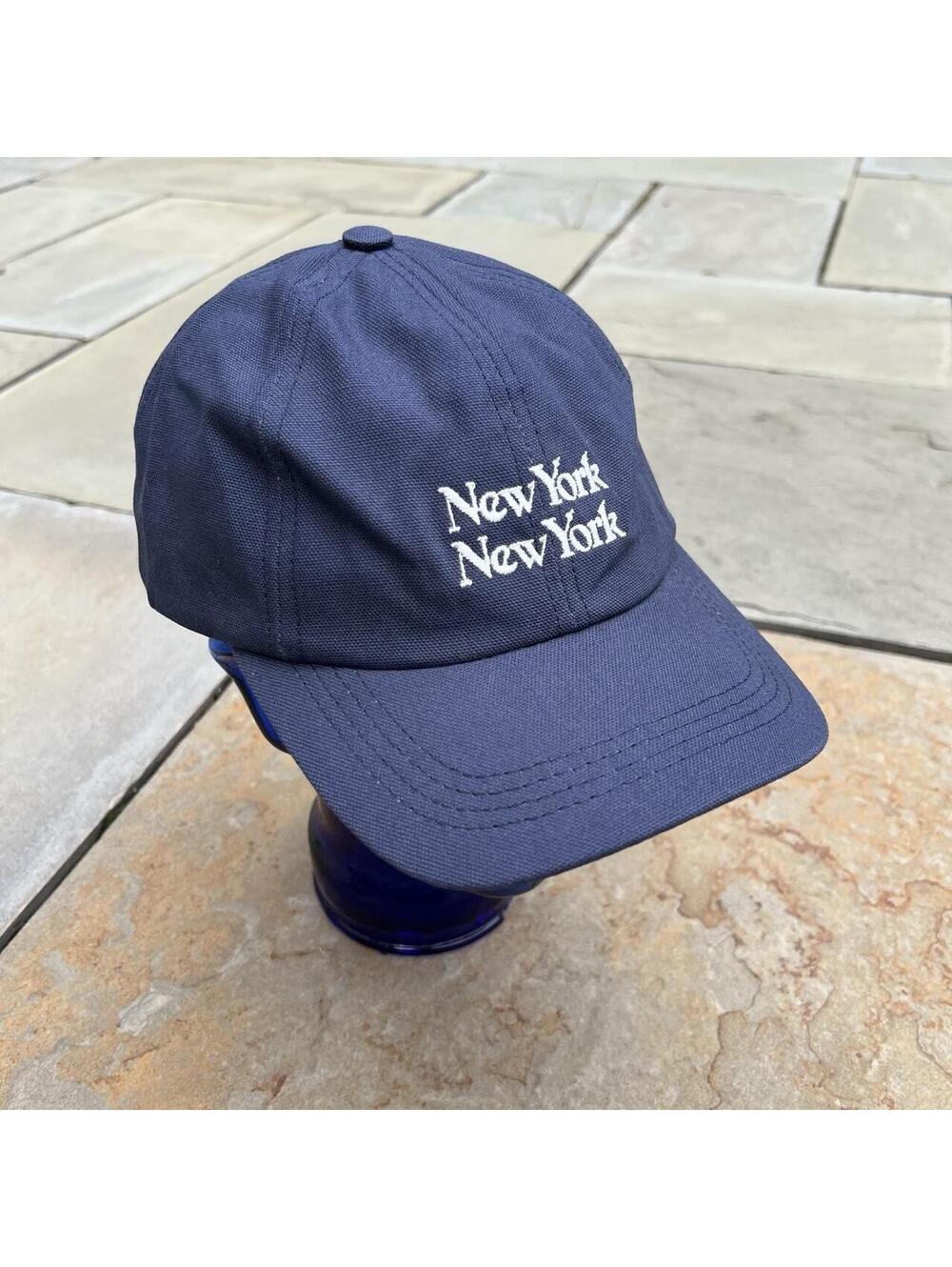 Corridor New York New York Navy  Embroidered Canvas Dad Hat